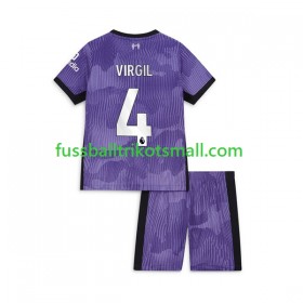 Fußballtrikots Liverpool Virgil van Dijk 4 Kinder 2023-2024 Kurzarm 3rd trikot kaufen